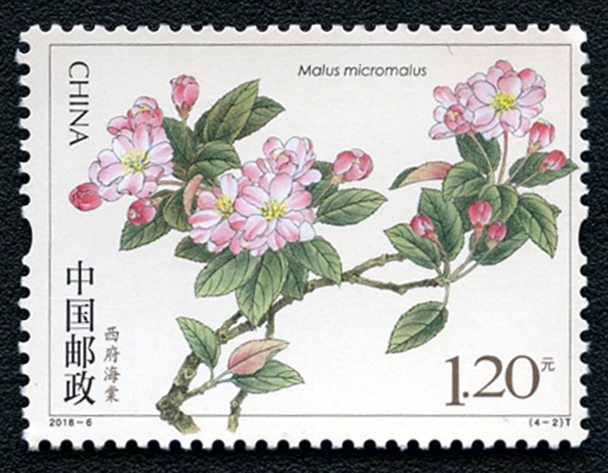 《海棠花》特种邮票